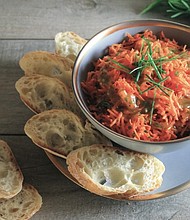 Carrots and Fresh Herbs with Champagne-Dijon Vinaigrette