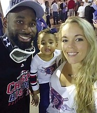 Jackie Bradley and family