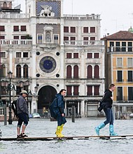 The city of Venice, famous for its canals and gondolas, is seeing some of the worst flooding in at least 10 years.