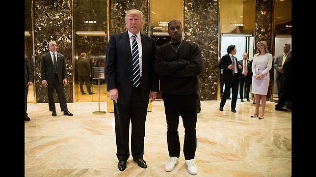 Kanye West and  Donald Trump