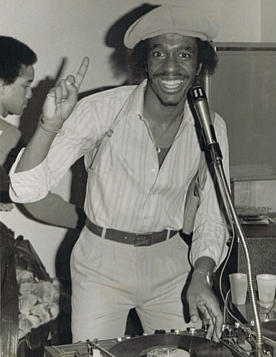 J.W. Friday DJing a teen dance in the 1970s.