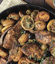 Rustic Chicken with Ripe Olives