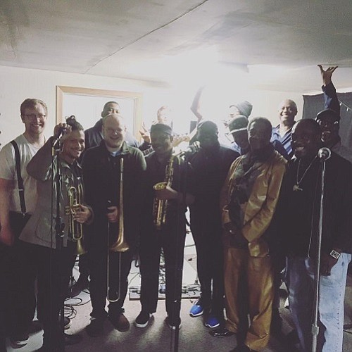Some of the musicians in the Albina Soul Revue at rehearsal.