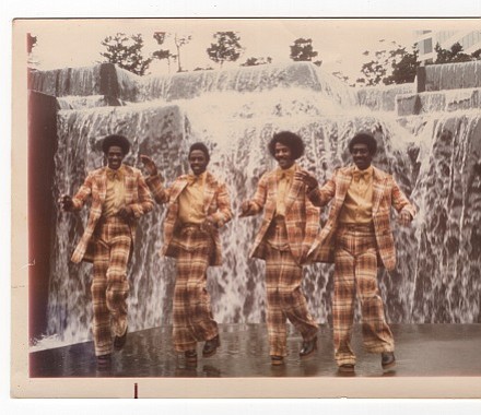 The Beyons at Portland State University Fountain, 1976.