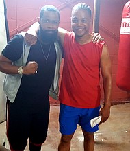 Kedrick Brown and Cuba Gooding jr