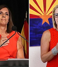 Sinema takes very thin lead over McSally in Arizona Senate race.