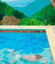 Portrait of an Artist (Pool with Two Figures)" is set to be sold at the Christie's Post-War and Contemporary Art Evening Sale in New York on for an estimated price of $80 million. The current record was set by Jeff Koons in 2013, when his "Balloon Dog" sold for $58.4 million