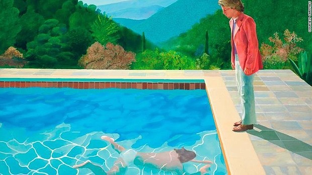 Portrait of an Artist (Pool with Two Figures)" is set to be sold at the Christie's Post-War and Contemporary Art Evening Sale in New York on for an estimated price of $80 million. The current record was set by Jeff Koons in 2013, when his "Balloon Dog" sold for $58.4 million