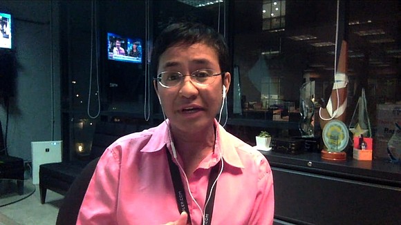 Maria Ressa, the CEO of the Philippine news website Rappler, said Monday that her reporters would not be silenced in …