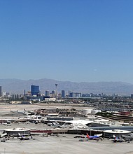 Federal authorities are investigating after an air traffic controller on an overnight shift at McCarran International Airport in Las Vegas repeatedly gave incoherent directions and responses to pilots.