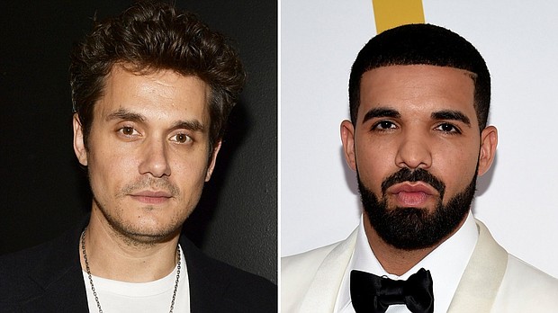 John Mayer said Drake's 30th birthday party left him with a six-day hangover.
