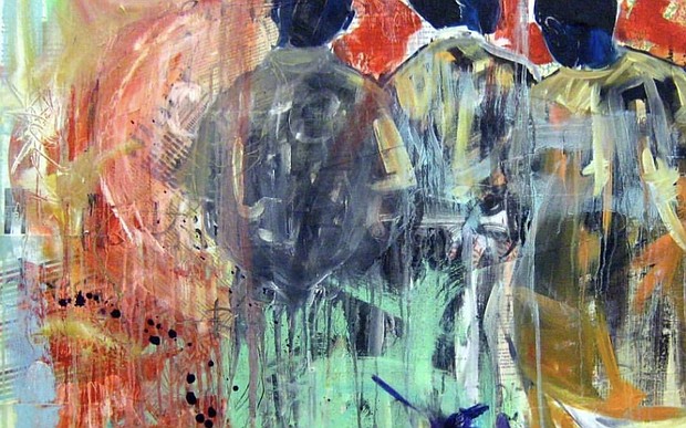 "We Three Kings" artwork by Shanequa Gay. Credit- Zocot Gallery Instagram