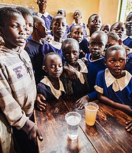 Buying LifeStraw gifts helps provide safe drinking water to children in Kenya