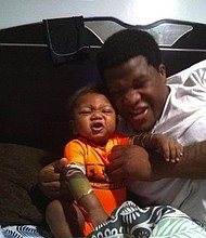 Jemel Roberson and son