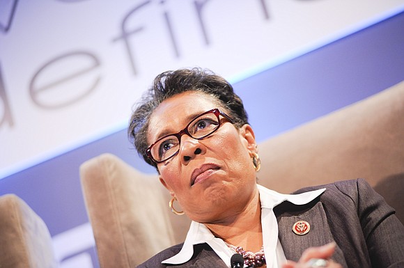 Marcia Fudge, the Democratic congresswoman from Ohio who may be launching a bid against Nancy Pelosi for speaker of the …