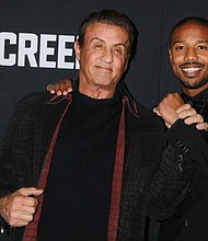 Sylvester Stallone and Micheal Jordan