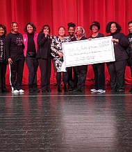 Alpha Kappa Alpha Sorority, Inc. - Alpha Kappa Omega Chapter donates $1,509.00 to the Inner City Nutcracker