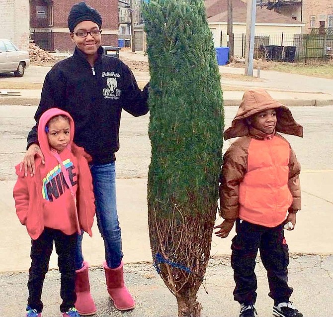 Centers for New Horizon Inc. in Bronzeville is preparing to host their annual Christmas Tree Give Away from noon to 2 p.m. on Saturday, Dec. 1. Photo Credit: Centers for New Horizons Inc.