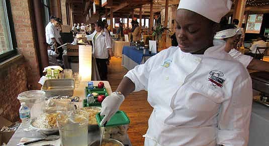 Chicago Public High School students recently participated in the Cooking Up Change competition which allowed them to create healthy and delicious meals that could be served at their school. Photo Credit: Healthy Schools Campaign