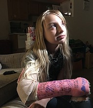 A 9-year-old girl is speaking out after she and her 15-year-old brother were shot multiple times inside a home in North Las Vegas.