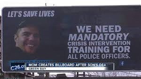Mother puts up billboard after son killed in officer-involved shooting