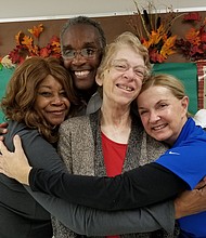 (Left to Right) Barbara Hurd, Victor Keys, Karen Weiskopf and Gaylynn Sanders