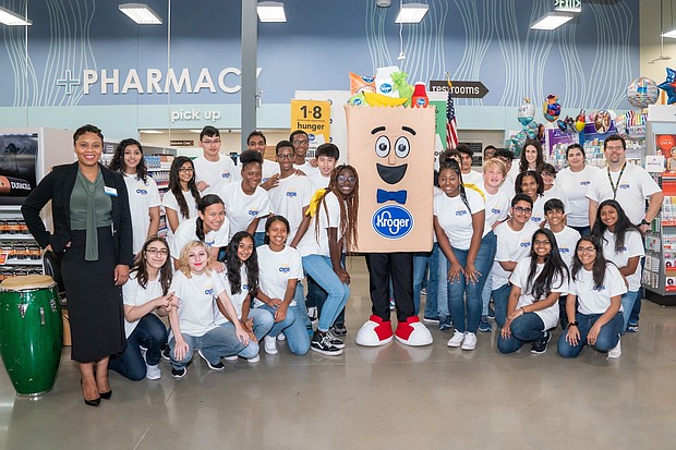 Team of Kroger volunteers to distribute Hormel hams, other items at newest BakerRipley campus