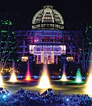 Lewis Ginter GardenFest of Lights (Sandra Sellars/Richmond Free Press)