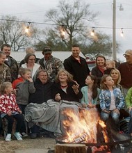 The welcome sign reads "Gross, Pop. 2," but one of America's smallest towns has a lot more heart and holiday spirit than its size suggests.