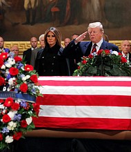 Former President George H.W. Bush's family intentionally planned a state funeral for him that will avoid criticism of President Donald Trump despite the long-running animosity between the two families, The Washington Post reported Monday night.