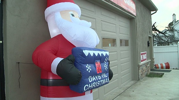 Police in Duryea are looking for someone who is stealing Christmas decorations.