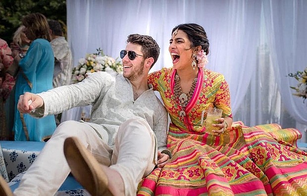 Priyanka Chopra and Nick Jonas share pictures from their gorgeous wedding.