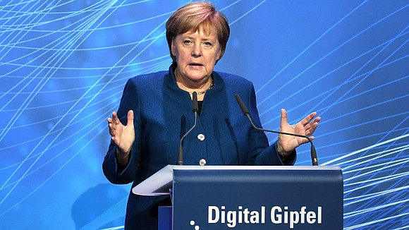 When German Chancellor Angela Merkel said "shitstorm" during a speech this week, it had nothing to do with the fact …