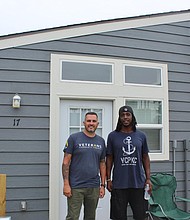 Young veterans, led by CNN Hero Chris Stout, build tiny homes for homeless vets and help vets with job placement and other services.