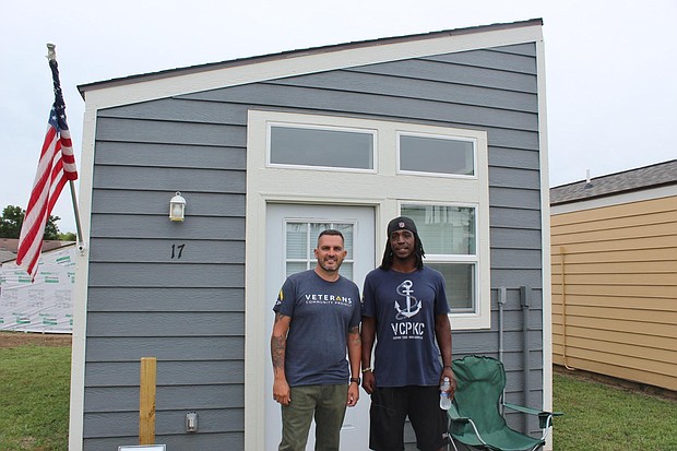 Young veterans, led by CNN Hero Chris Stout, build tiny homes for homeless vets and help vets with job placement and other services.