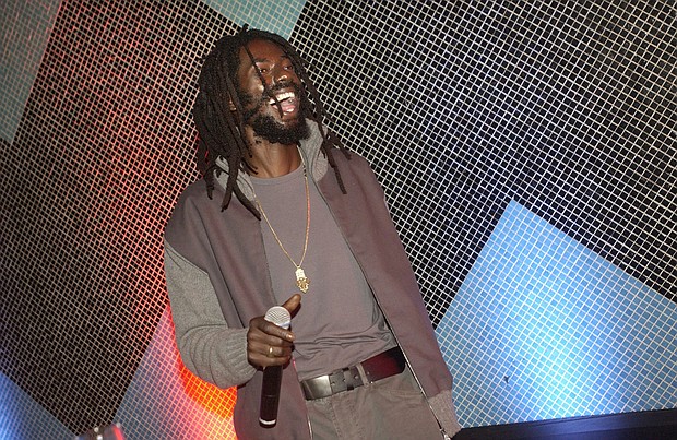 Buju Banton performs at the Benefit Party after the NY Benefit Premiere of "The Agronomist" on April 13, 2004 in New York City.