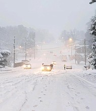 The roads in Durham are in very bad condition. Hwy 55, from S. Alston to Lawson St. is closed.