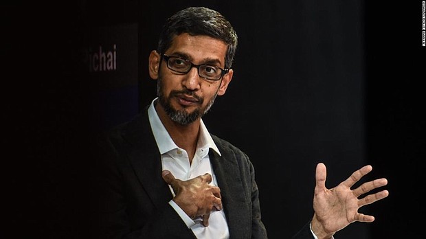 Sundar Pichai has tried very hard to avoid political controversy in his three years as CEO of Google.