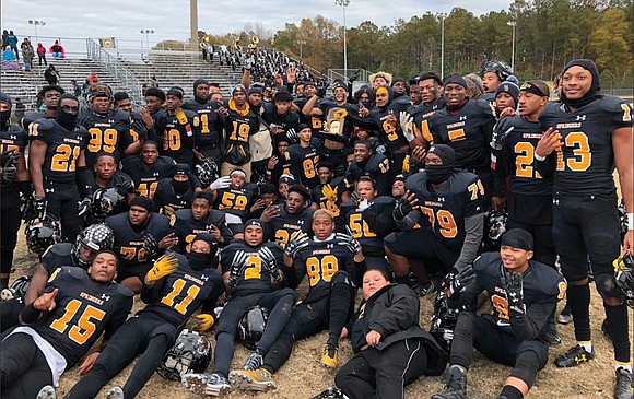 The Highland Springs High School football team members are running out of fingers to display their bling. The Springers captured ...