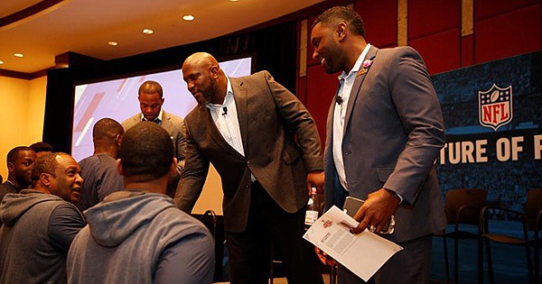 Students and administrators from HBCUs get up close and personal with NFL executives during the league’s annual Careers in Football Forum held in Atlanta as part of the Celebration Bowl Game between the champions of the SWAC and MEAC.