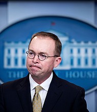 Incoming White House acting-chief of staff Mick Mulvaney once said that President Donald Trump's past words and actions would disqualify him from becoming president in an "ordinary universe."

Credit: Brendan Smialowski/AFP/Getty Images	Incoming White House acting-chief of staff Mick Mulvaney once said that President Donald Trump's past words and actions would disqualify him from becoming president in an "ordinary universe."

Credit: Brendan Smialowski/AFP/Getty Images