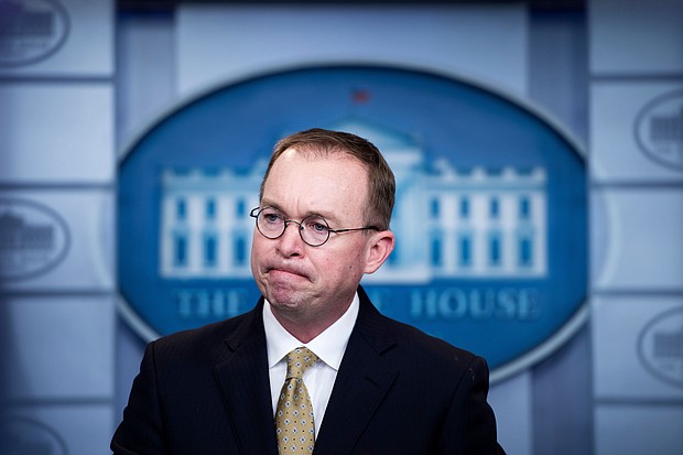 Incoming White House acting-chief of staff Mick Mulvaney once said that President Donald Trump's past words and actions would disqualify him from becoming president in an "ordinary universe."

Credit: Brendan Smialowski/AFP/Getty Images	Incoming White House acting-chief of staff Mick Mulvaney once said that President Donald Trump's past words and actions would disqualify him from becoming president in an "ordinary universe."

Credit: Brendan Smialowski/AFP/Getty Images