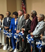 City of Huntsville breaks ground on William Hooper Councill High School Memorial Park (photo via Twitter)