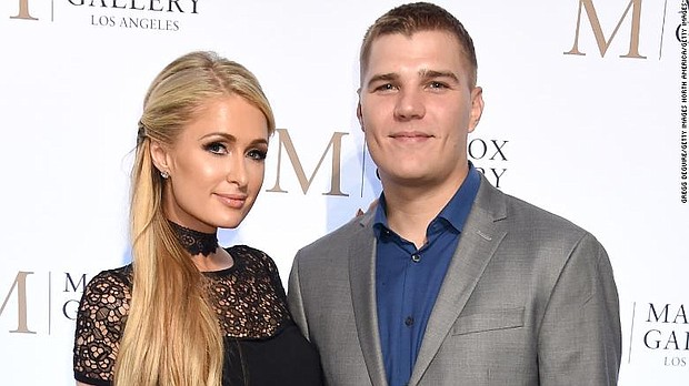 Paris Hilton and Chris Zylka