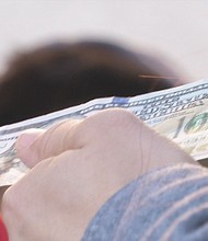 A generous Valley man handed out $10,000 in Peoria Wednesday.