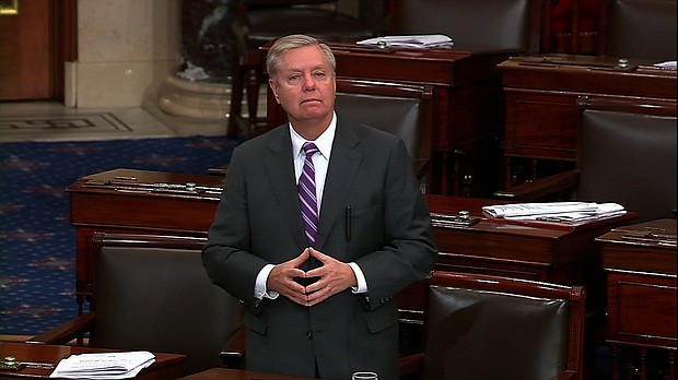 Republican Sen. Lindsey Graham called President Donald Trump's decision to immediately withdraw US troops from Syria a "disaster" and "a stain on the honor of the United States."