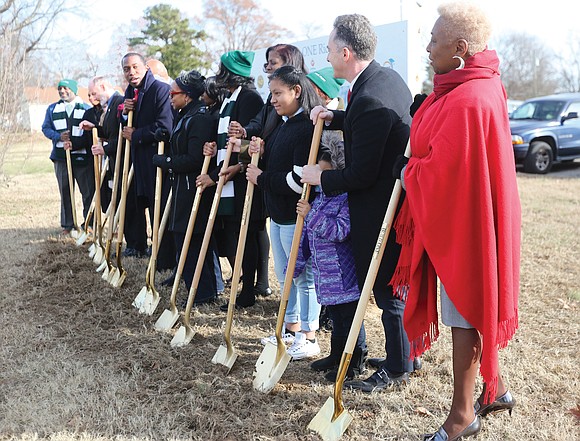 It was a day for smiles, celebration and looking to the future Wednesday as Mayor Levar M. Stoney, Richmond Schools ...