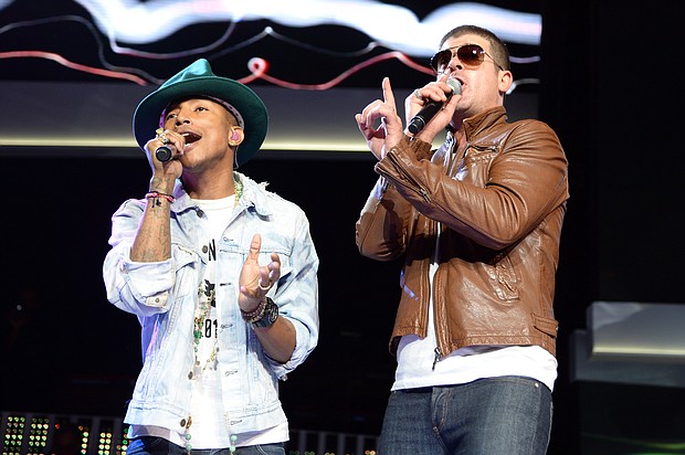Robin Thicke and Pharrell Williams