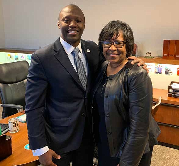 Advocate South Suburban and Advocate Trinity Hospitals recently named Rashard Johnson (left) as their new president to oversee both hospitals. Photo Caption: Alvin Rider