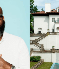 Richelieu Dennis; Villa Lewaro Estate (Photos via becauseofthemwecan.com)